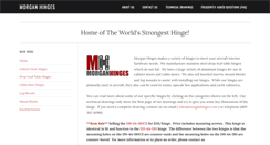 Desktop Screenshot of morganhinges.com